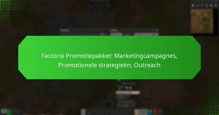 Factorio Promotiepakket: Marketingcampagnes, Promotionele strategieën, Outreach