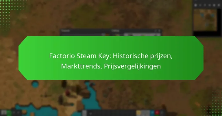 Factorio Steam Key: Historische prijzen, Markttrends, Prijsvergelijkingen