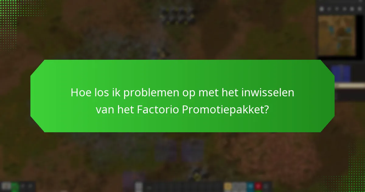 Welke extra content is inbegrepen in het Factorio Promotiepakket?