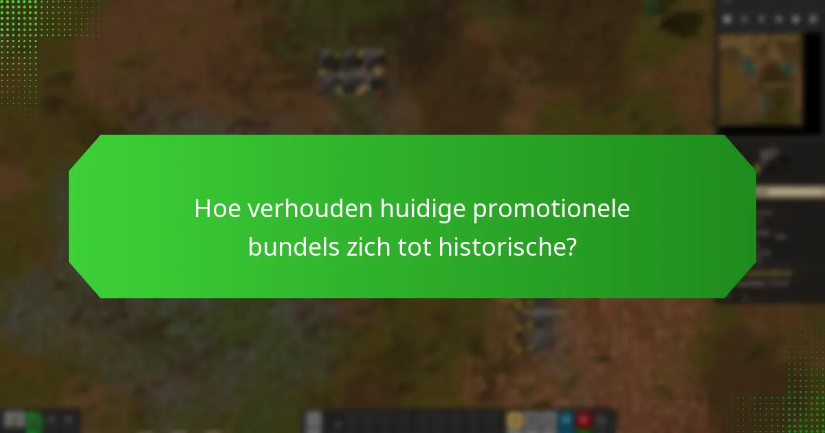 Hoe zijn eerdere aanbiedingen voor Factorio gestructureerd?