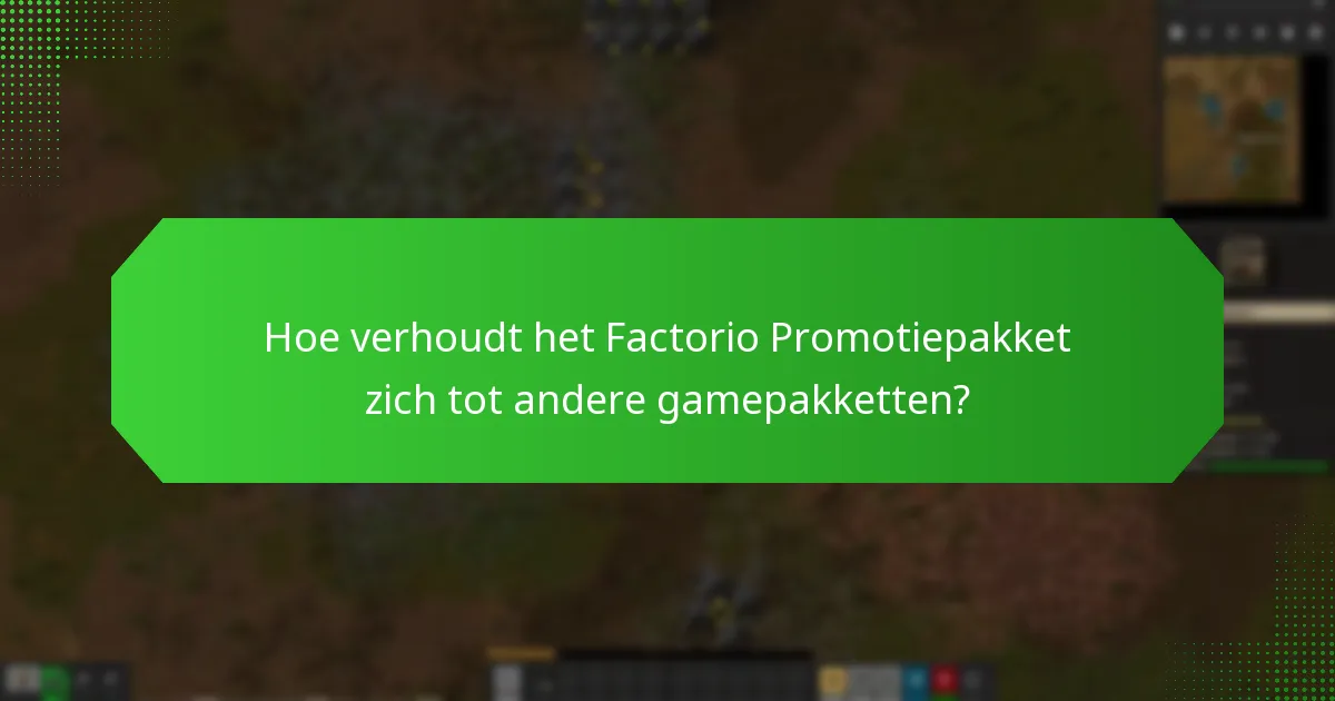 Hoe wordt gebruikersfeedback verzameld voor het Factorio Promotiepakket?