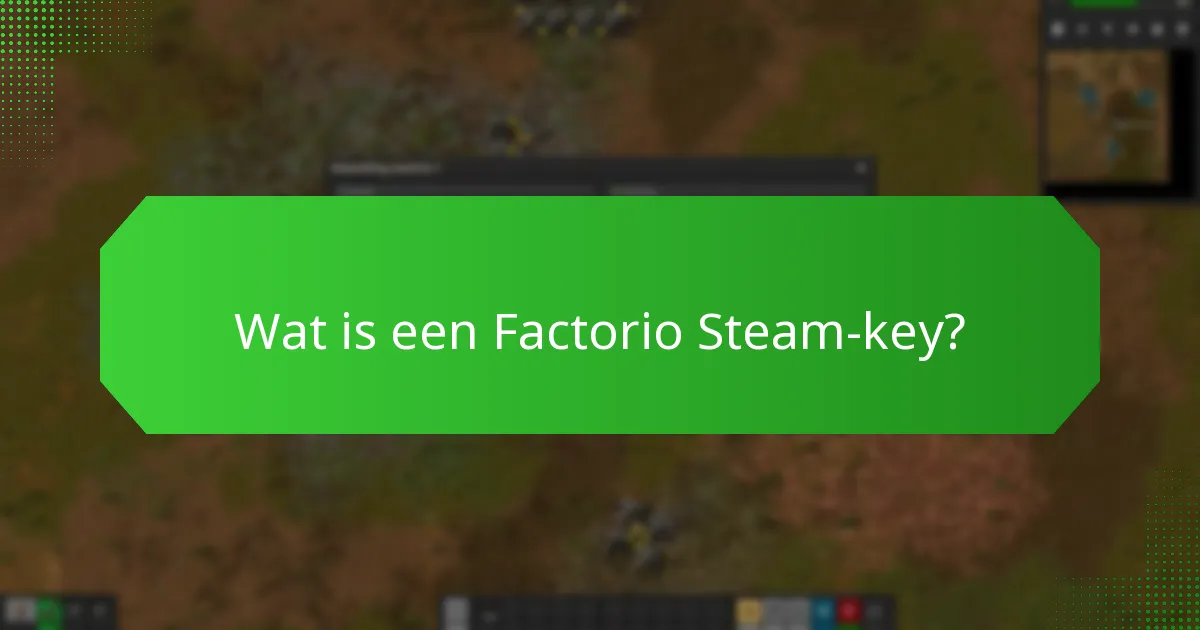 Waar kan ik een Factorio Steam-key kopen?