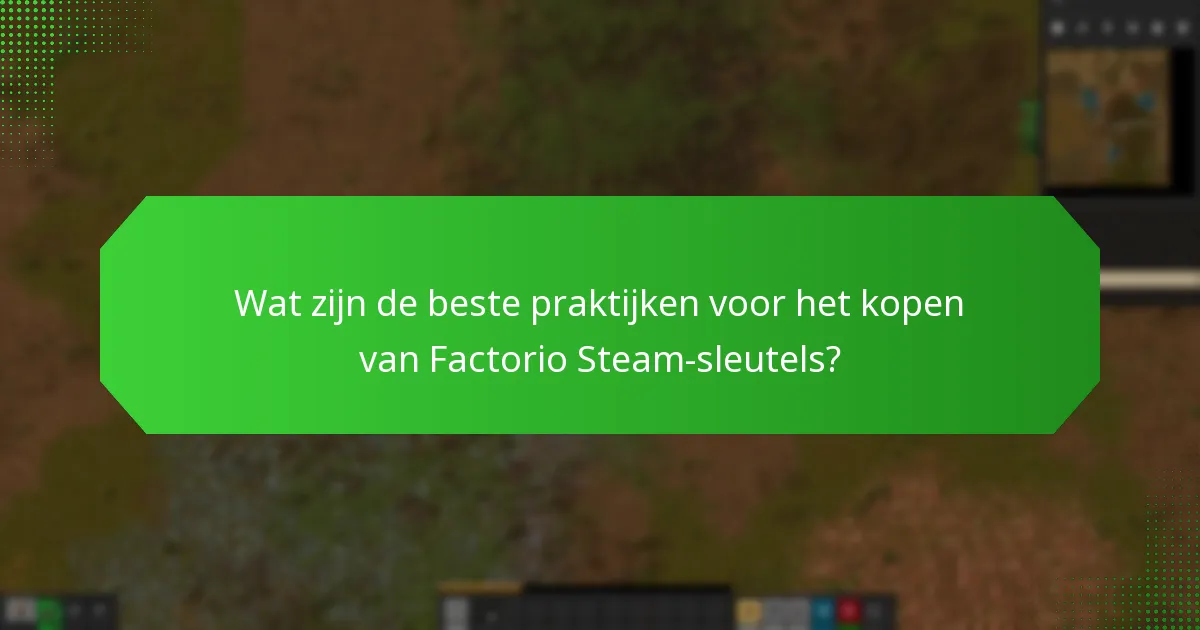 Hoe prijzen voor Factorio Steam-sleutels te vergelijken?