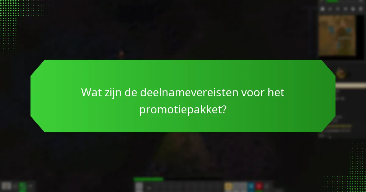 Welke beloningen kunnen deelnemers verwachten van het promotiepakket?